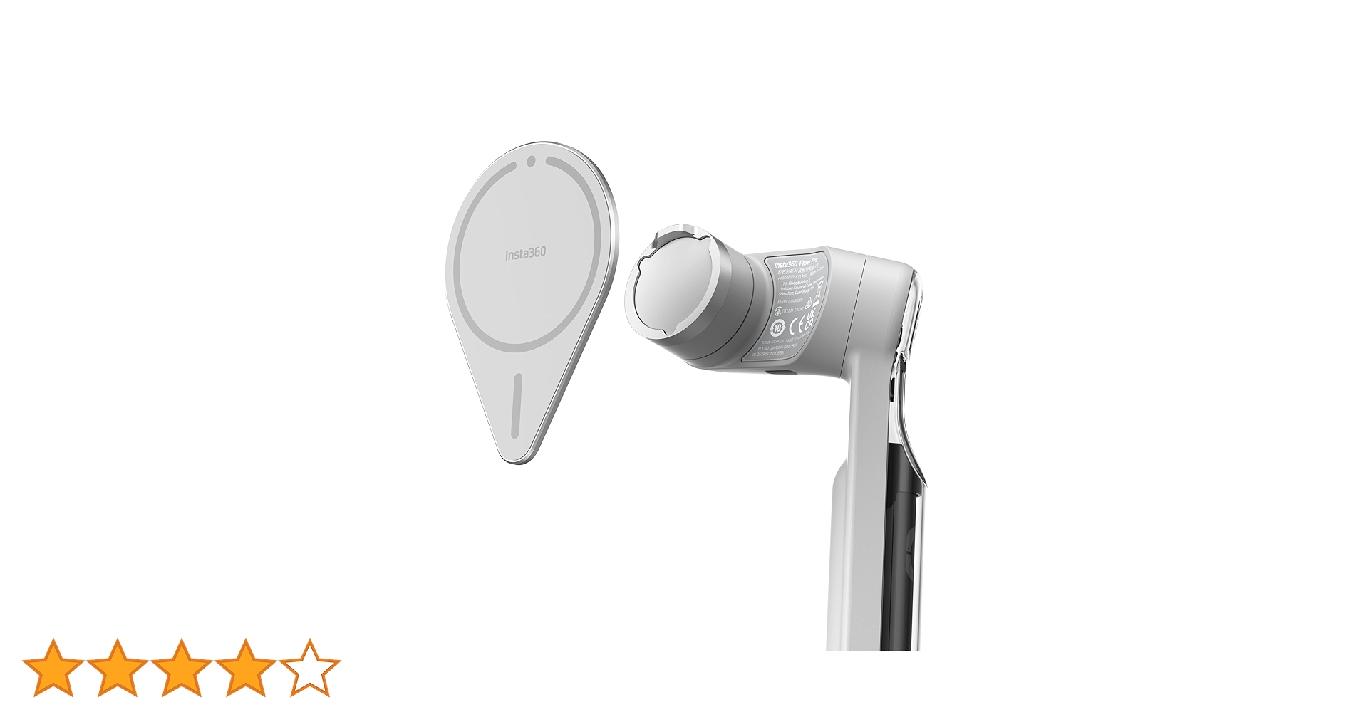 【美品】Insta360 Flow Pro＋純正三脚＋純正マグネットクランプ 美品】Insta360 Flow Pro＋純正三脚＋純正マグネットクランプ